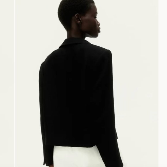 BNWOT - H&M cropped tuxedo blazer never worn - Picture 4 of 9